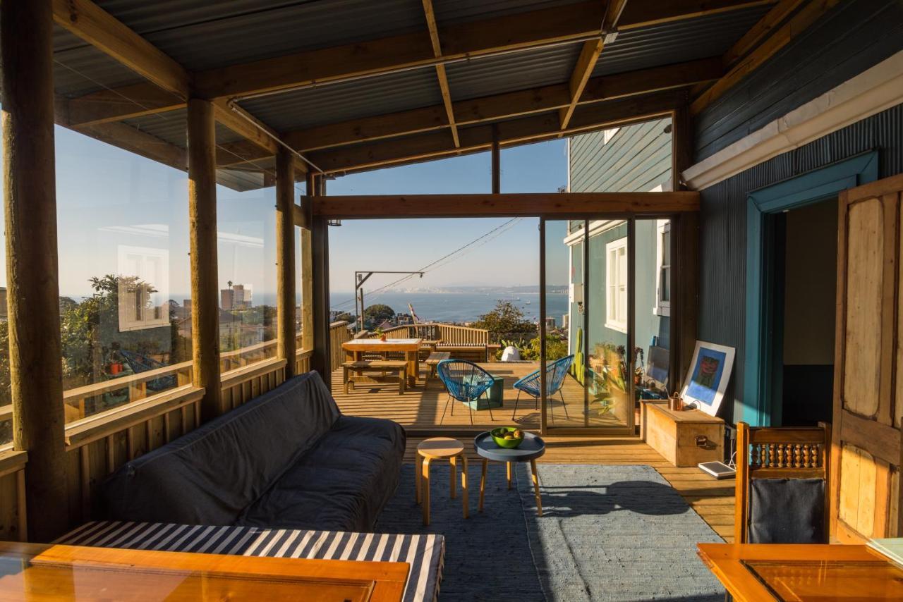 Hotel Faro Azul Valparaiso Cerro Alegre Екстериор снимка
